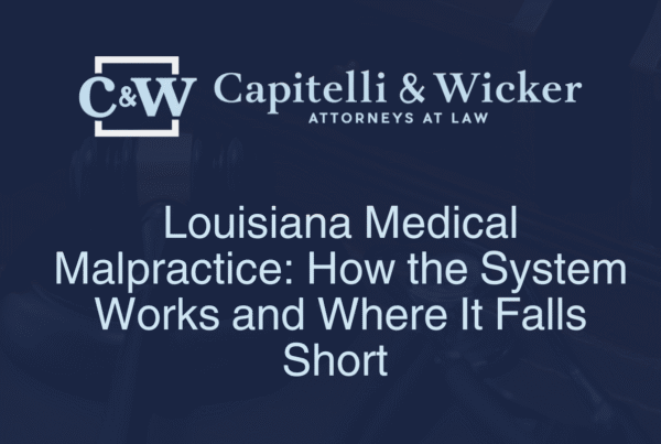 Louisiana Medical Malpractice: How the System Works and Where It Falls Short - T.C. Wicker