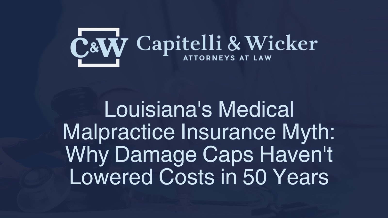 Louisiana's Medical Malpractice Insurance Myth